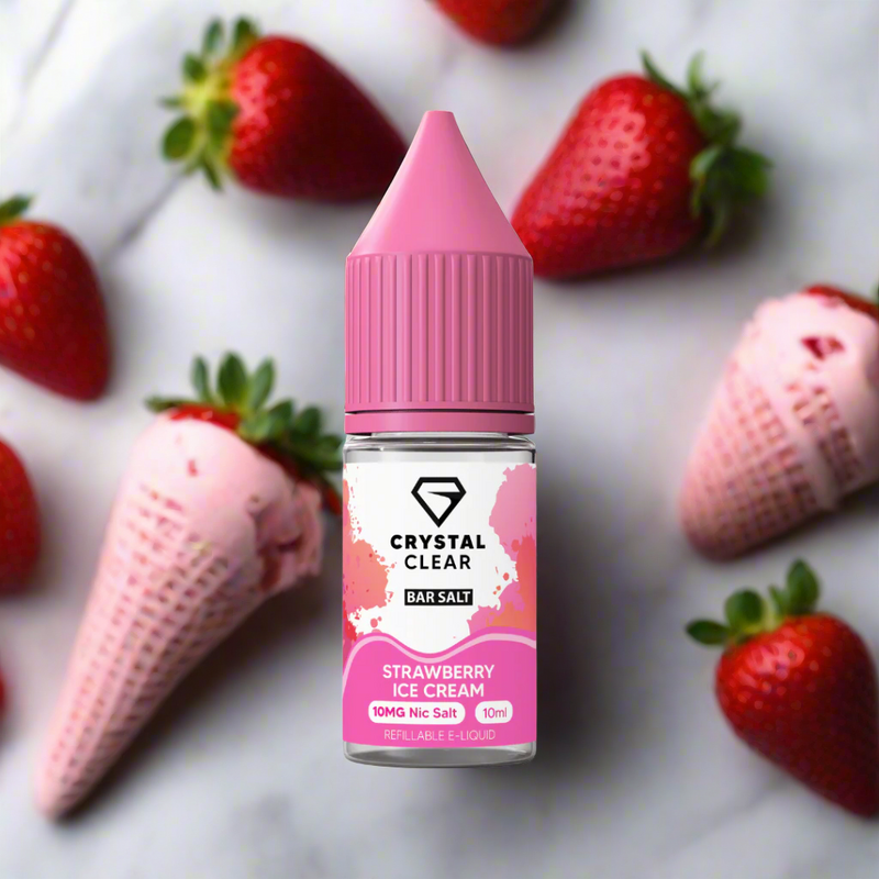 Crystal Clear Strawberry Ice Cream E-Liquid