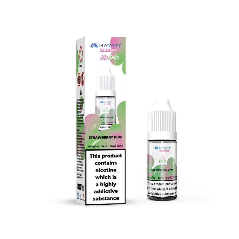 HAYATI Strawberry Kiwi vape juice packaging on a white background
