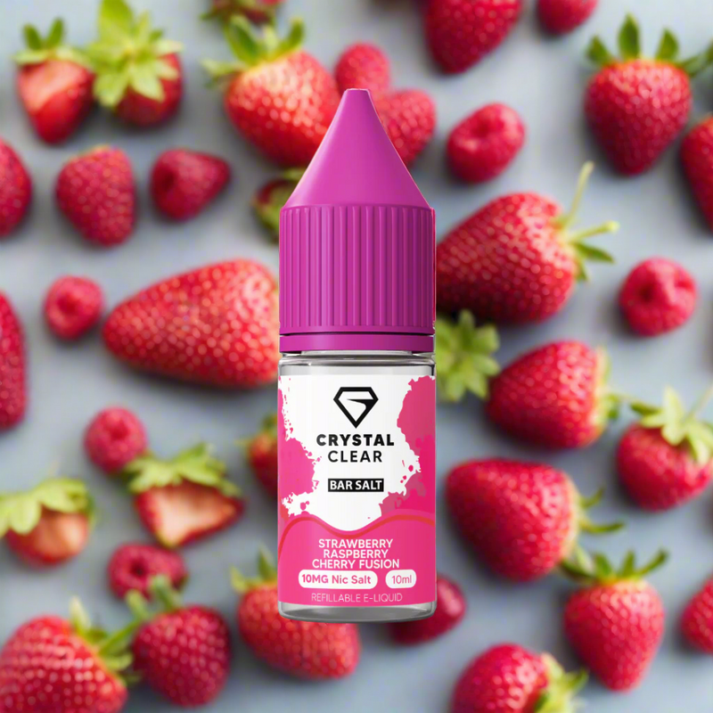Strawberry Raspberry Cherry Fusion Crystal Clear Vape Juice