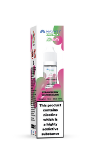 Hayati E-liquid packaging with strawberry watermelon flavor on a white background 10mg