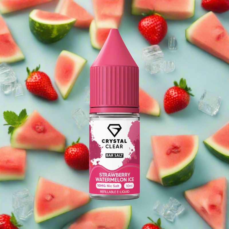 Strawberry Watermelon ice Crystal Clear Vape Juice