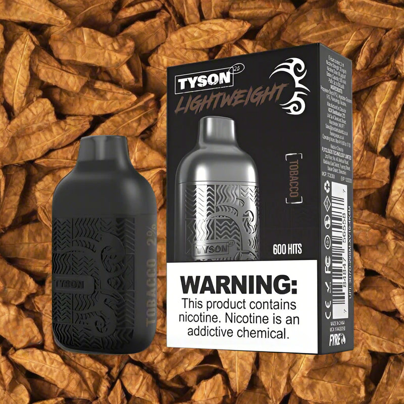 Tobacco Tyson vape 600 Puffs
