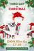 Promotional poster for OXVA Xlim Go vaping device with Christmas-themed design