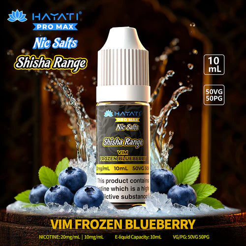 Vim Frozen Blueberry - Hayati Pro Max Shisha Nic Salt E-Liquid
