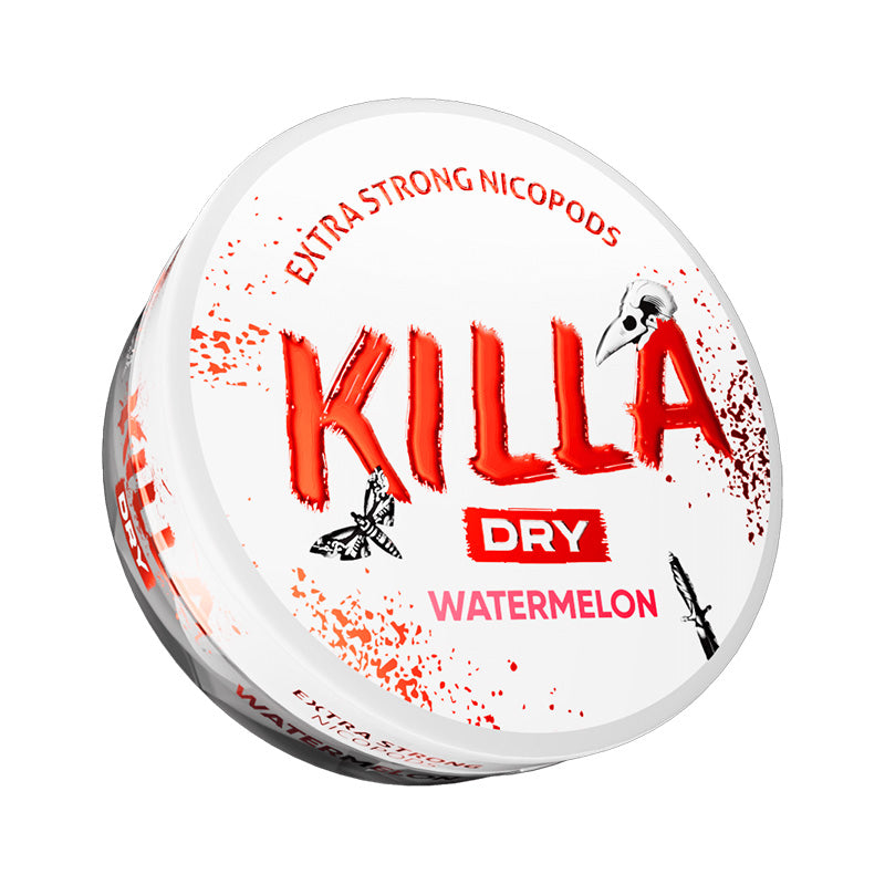 Killa Dry Watermelon Nicotine Pouches can