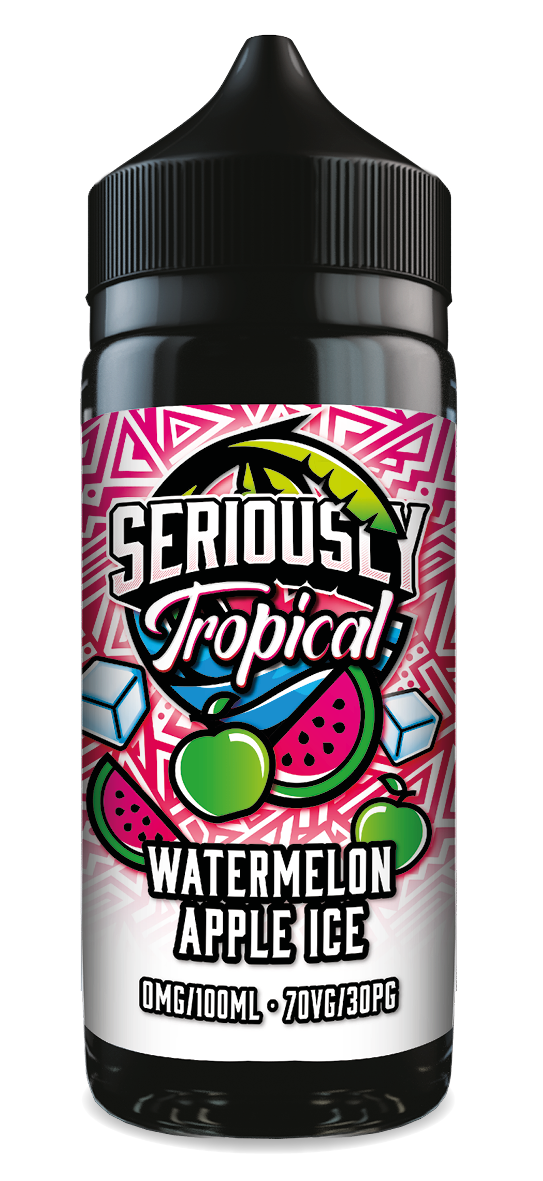 Watermelon Apple Ice Seriously Tropical 100ml Short Fill Vape Juice