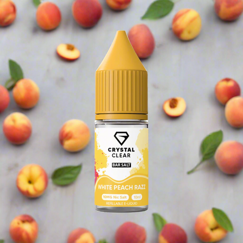 White Peach Razz Crystal Clear Vape Juice