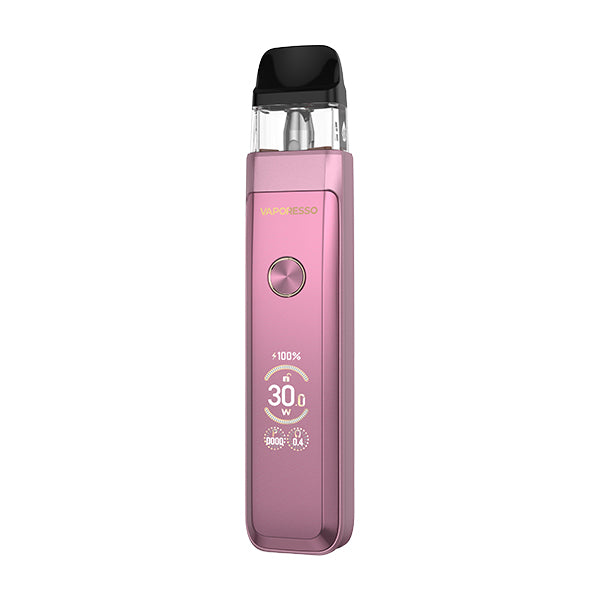 pink Xros Pro 2 vape device with vaporesso brand logo on a white background
