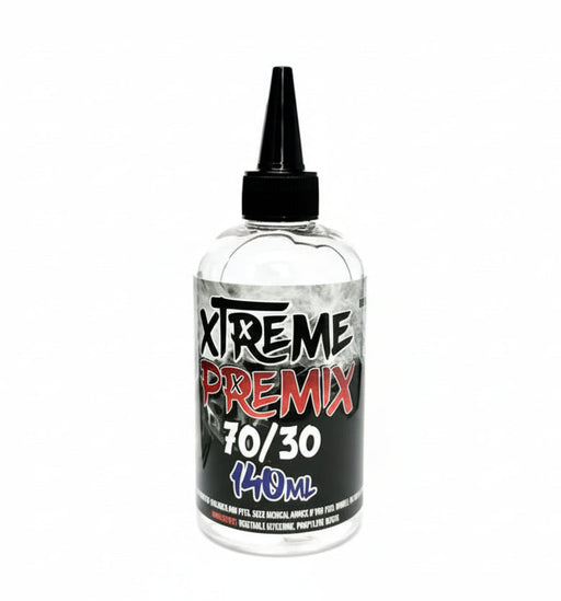 Bottle of Xtreme Premix on a white background
