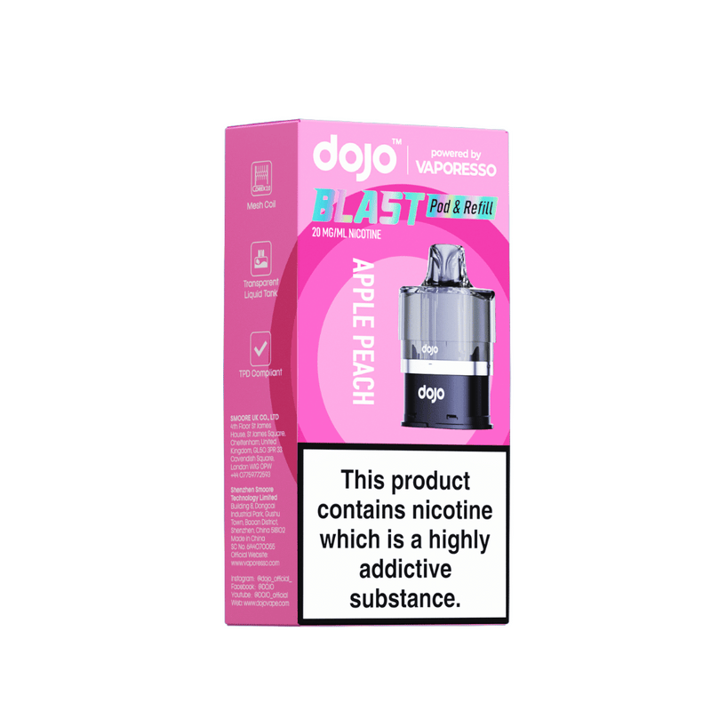 Apple Peach Dojo Blast 6000 Prefilled Pod
