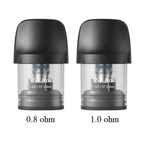 Aspire TSX Pods 0.8 ohm and 1.0 ohm