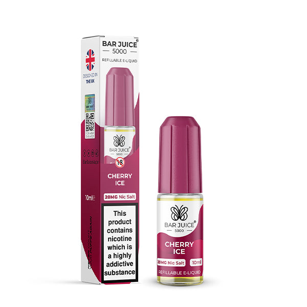 Cherry Ice Bar Juice Nic Salt New Flavour 20mg