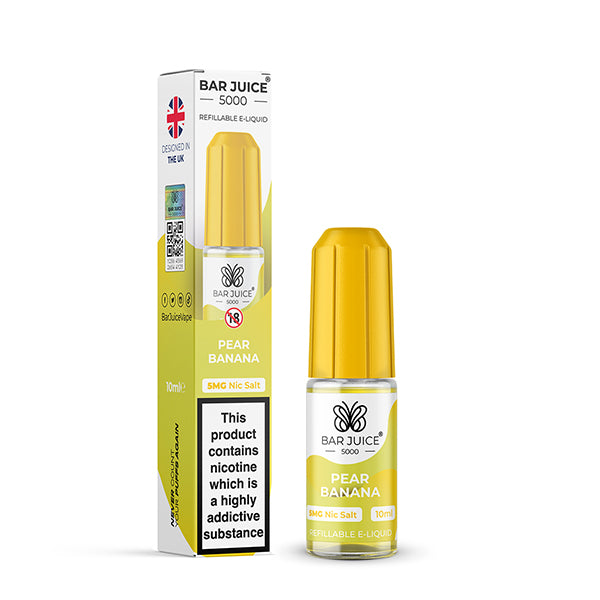 5mg Pear Banana Bar Juice Nic Salt New Flavour