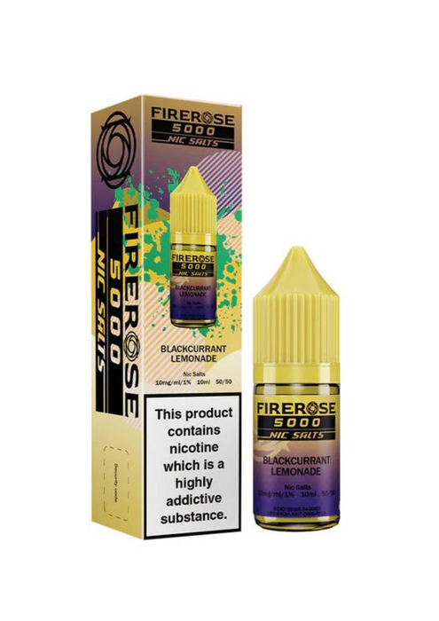 Blackcurrant Lemonade Firerose Nic Salt E-Liquid 