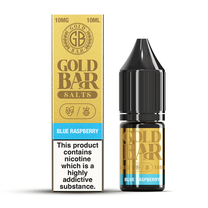 Blue Raspberry Gold Bar Nic Salt