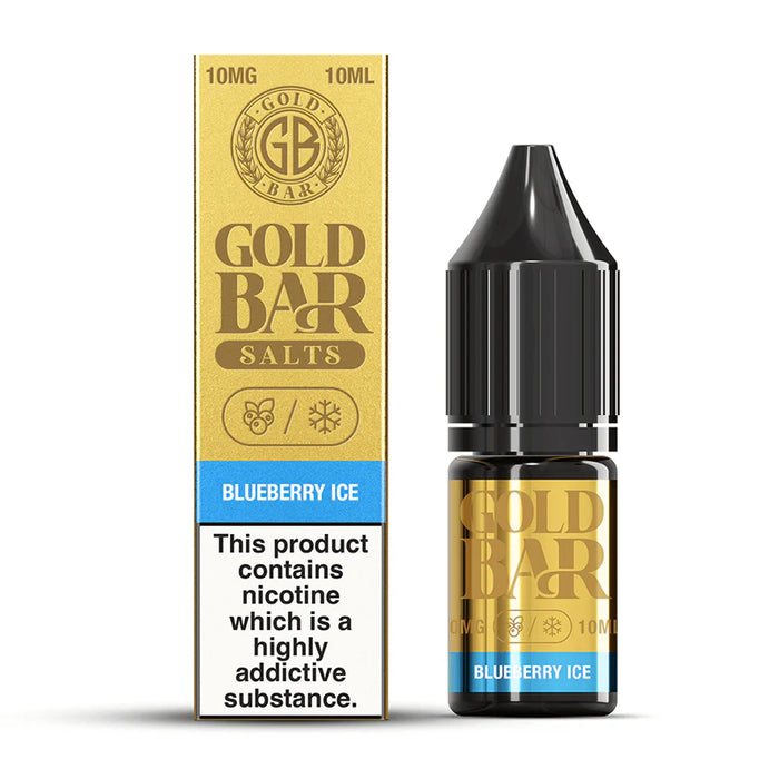 Blueberry ice Gold Bar Nic salt