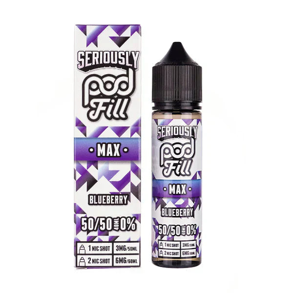 Blueberry Seriously Pod Fill Max 50ml Shortfill