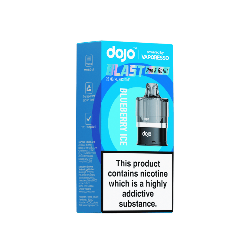 Dojo Blast 6000 Prefilled Pod Blueberry ice