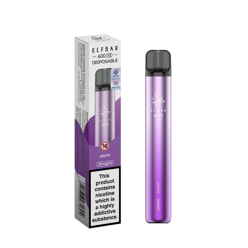 Elfbar 600V2 Disposable Vape Grape
