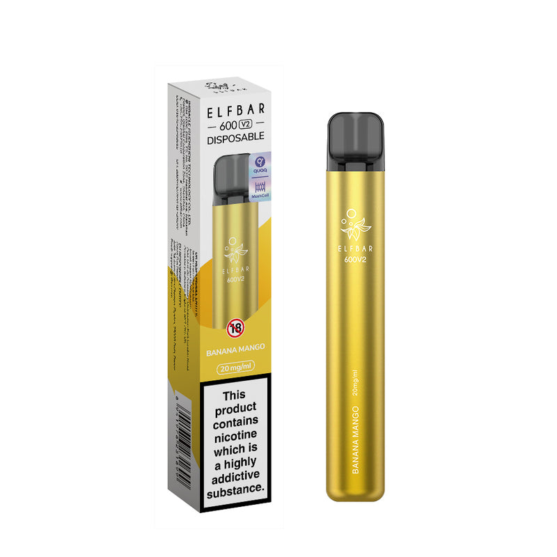 Elfbar 600V2 Disposable Vape Banana Mango