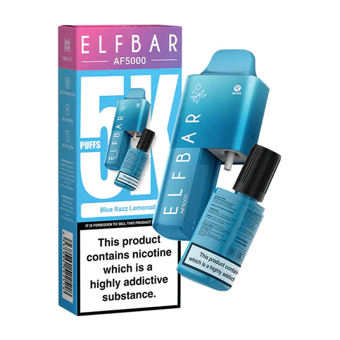 Elfbar AF5000 Blue Razz Lemonade Disposable Vape