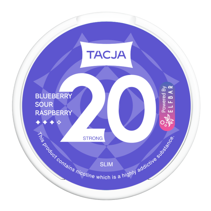 elf bar tacja blueberry sour raspberry snus