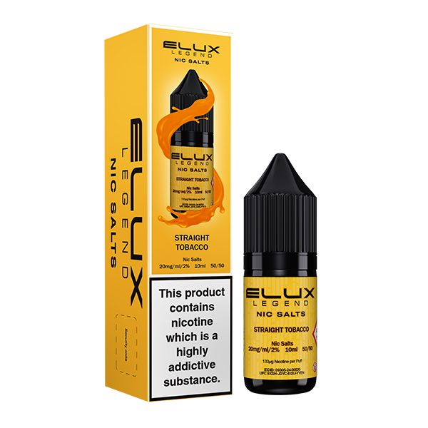 Elux Legend Straight Tobacco Nic Salt E-Liquid