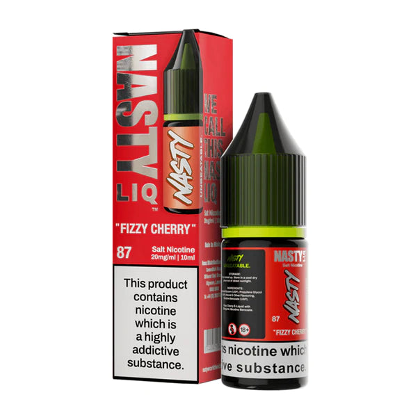 Fizzy Cherry Nastyliq by Nasty Juice Nic Salt Eliquid