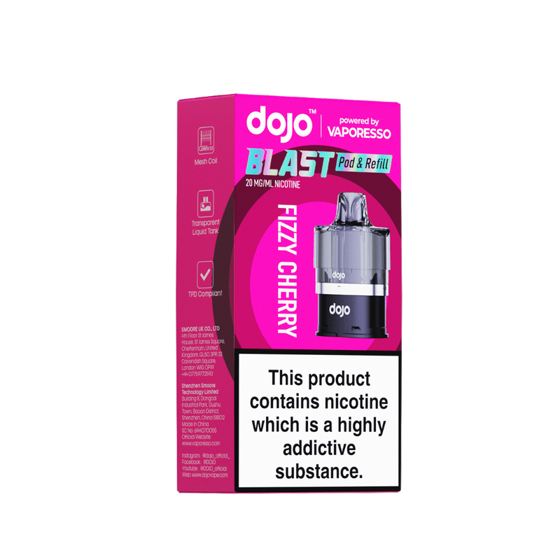 Fizzy Cherry Dojo Blast 6000 Prefilled Pod