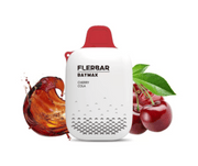 flerbar baymax zero nicotine disposable vape cherry cola