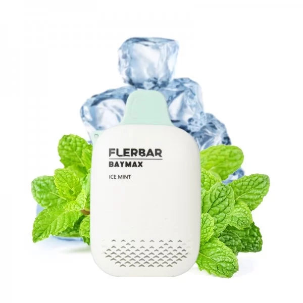 flerbar baymax zero nicotine vape ice mint