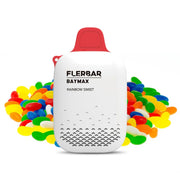 flerbar baymax zero nicotine disposable vape rainbow sweet