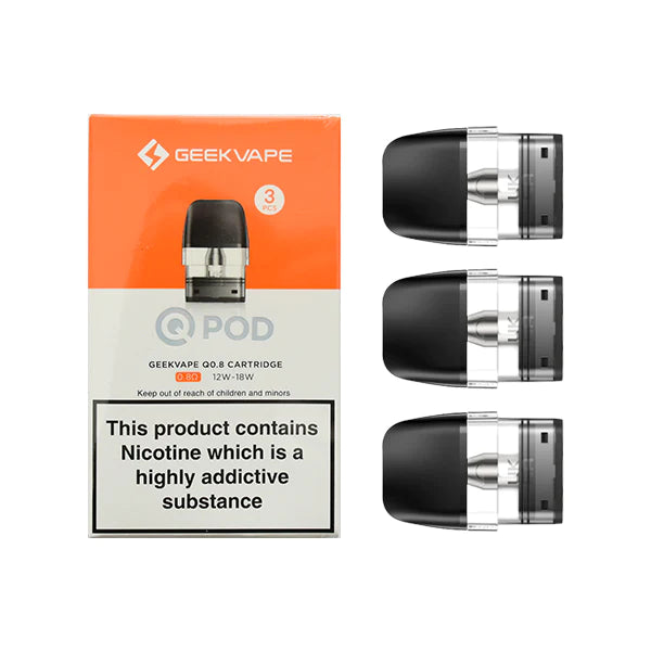 geekvape q replacement pods 0.8ohm 12-18w