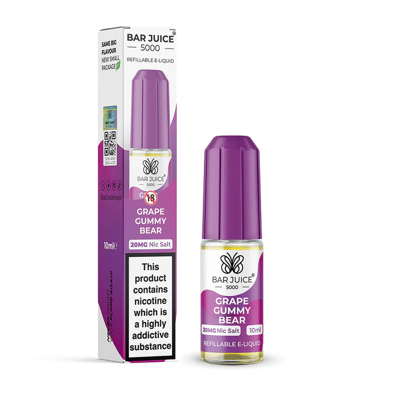 Grape gummy Bear Vape Flavour Bar Juice