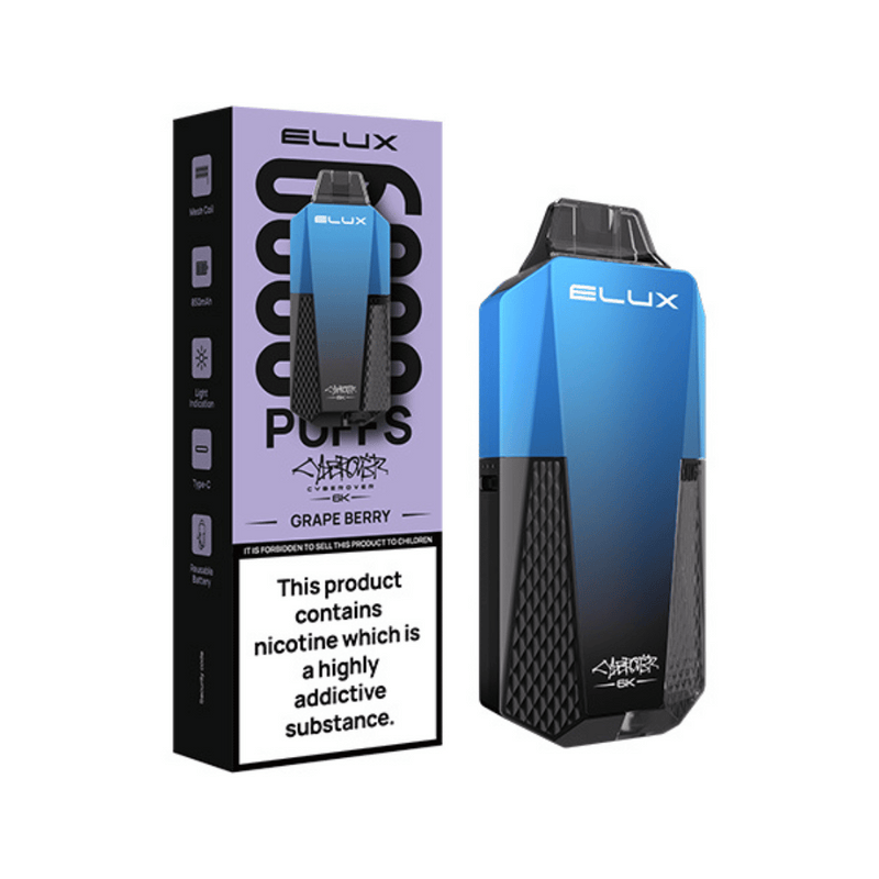 Elux Grape Berry Cyberover 6k Disposable