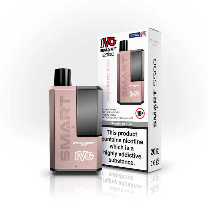 IVG 5500 Puff Vape Strawberry Kiwi