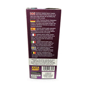 Killa Frootz Blackcurrant Menthol 100ml shortfill box back with ingredients