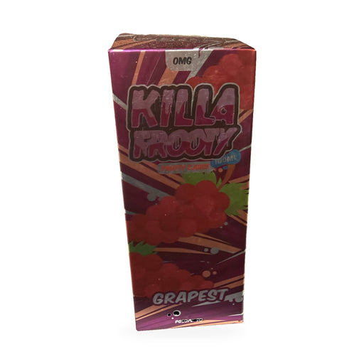 Killa Frootz Grapest 100ml 0mg shortfill e-liquid box