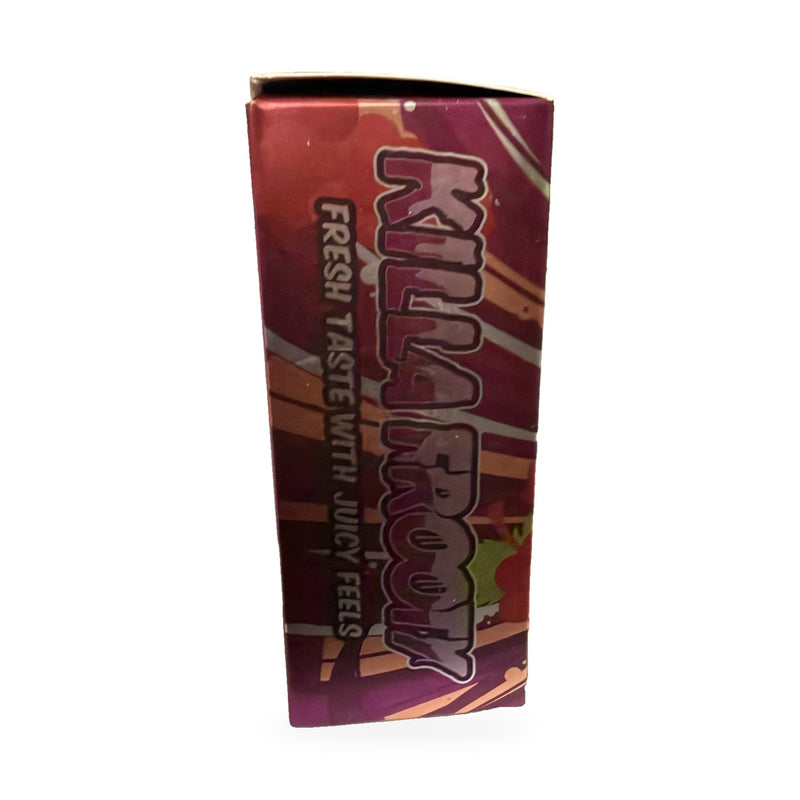 Killa Frootz Grapest 100ml shortfill box side panel