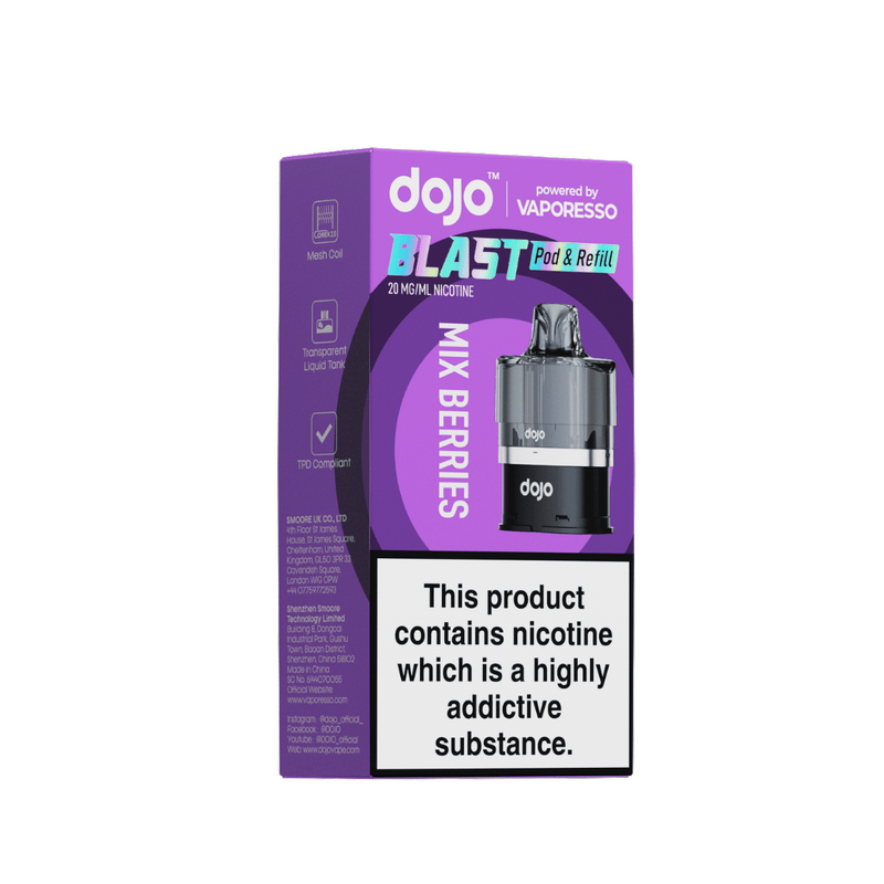 Dojo Blast 6000 Prefilled Pod Mix Berries