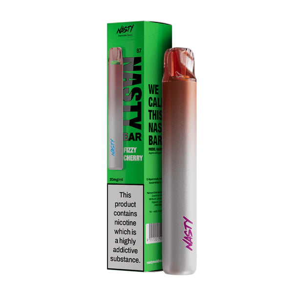 Nasty Bar Nasy Juice Disposable Vape Fizzy Cherry