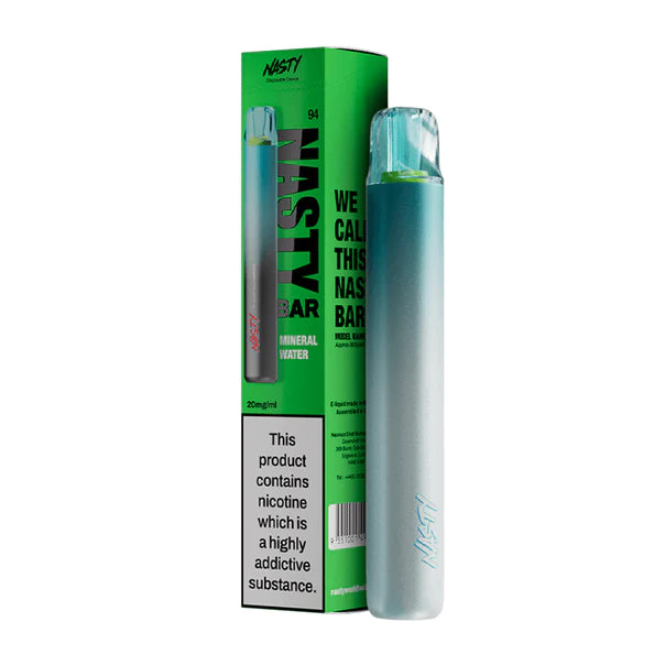 Nasty Bar Nasy Juice Disposable Vape Mineral Water