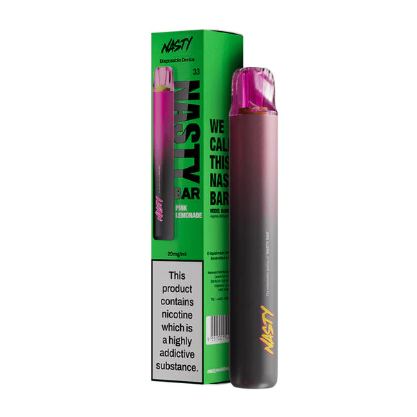 Nasty Bar Nasy Juice Disposable Vape Pink Lemonade