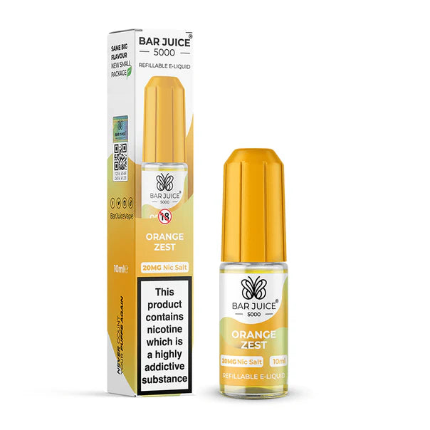 Bar Juice Orange Zest Flavour Vape Juice