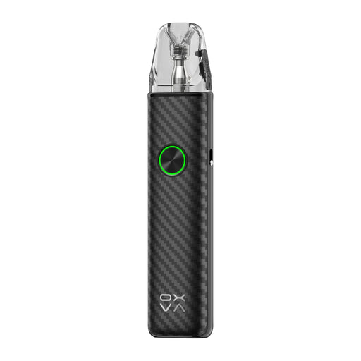 OXVA Xlim 4 in Black Carbon, angled side view