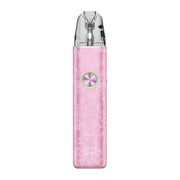 OXVA Xlim 4 pod vape kit in Nacre Pink, front view showing the ring light button