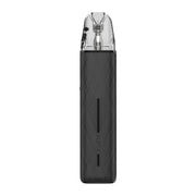 OXVA Xlim 4 in Silken Black Leather, back view with Xlim 4 logo