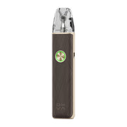 OXVA Xlim 4 in Silken Brown Leather, angled side view