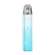 OXVA Xlim Pro 4 in Flowing Ice Blue, back view with Xlim Pro 4 logo