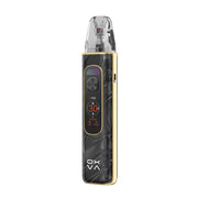 OXVA Xlim Pro 4 in Flowing Midnight, angled view showing the side airflow slider